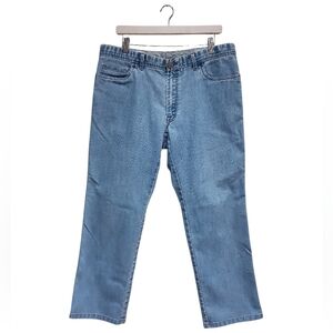 Brioni Men's Stelvio Jeans Straight Leg Blue Wash W38 Length 28.5 (Altered)